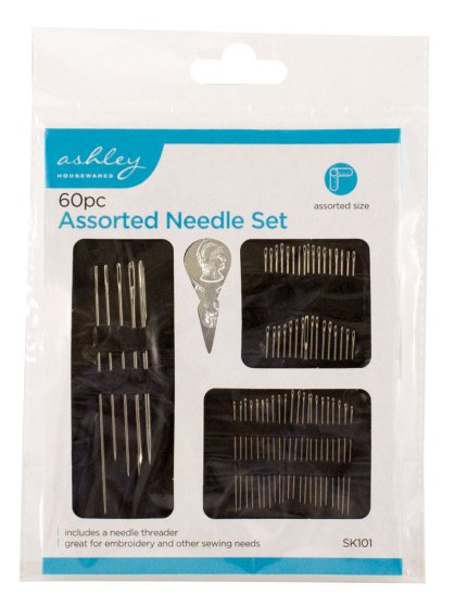 NEEDLES 60PC ASSORTED