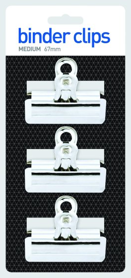 SH04815 CARD 3 67MM BINDER CLIPS