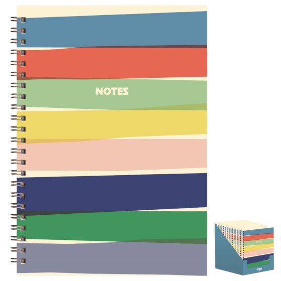 NOTEBOOK TWIN WIRO A5 BIG RISO