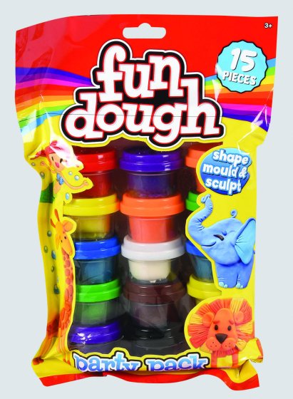 FUN DOUGH PARTY PACK 15 POTS