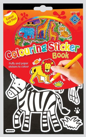 SH10102 STICKERCOLOURING BOOK