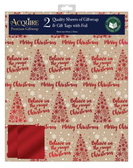 WIGIG WRAP BELIEVE IN CHRISTMAS PACK