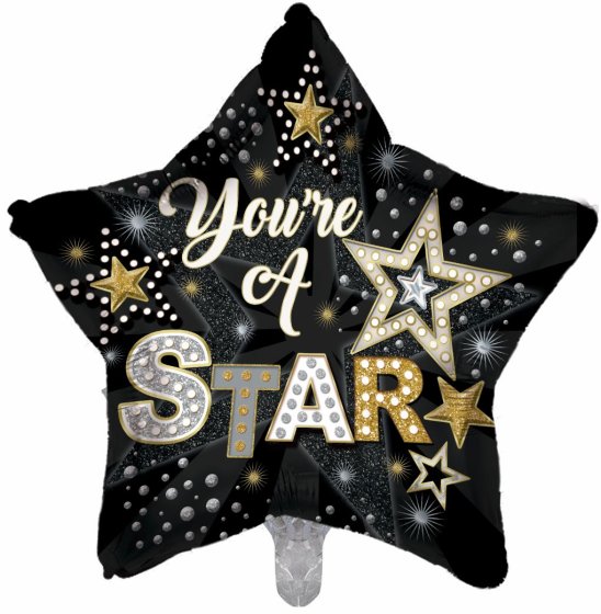 BALLOON 19IN FOIL YOURE A STAR