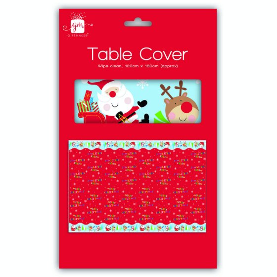 XH6709 TABLECOVER KIDS XMAS 120X180CM