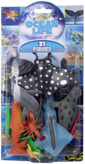 ** NEW FOR 2025 ** OCEAN LIFE 21 PIECE SET