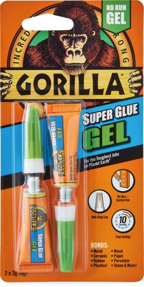 SH06003 GLUE GORILLA SUPERGLUE GEL 2 X