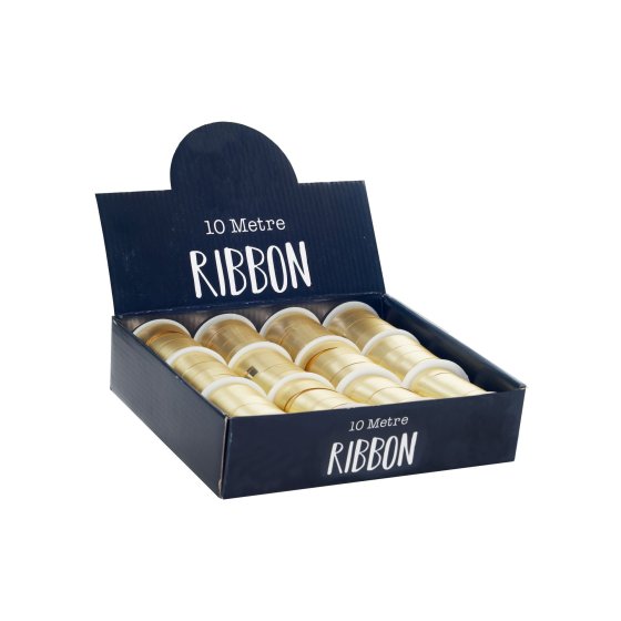 SH13414 RIBBON 10M GOLD