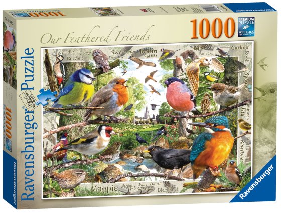 NEW FOR 2024 SG09309 JIGSAW 1000 PCE OUR FEATHERED