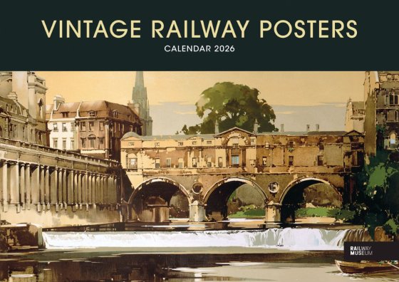 DH1305 CALENDAR A4 VINTAGE RAILWAY PO