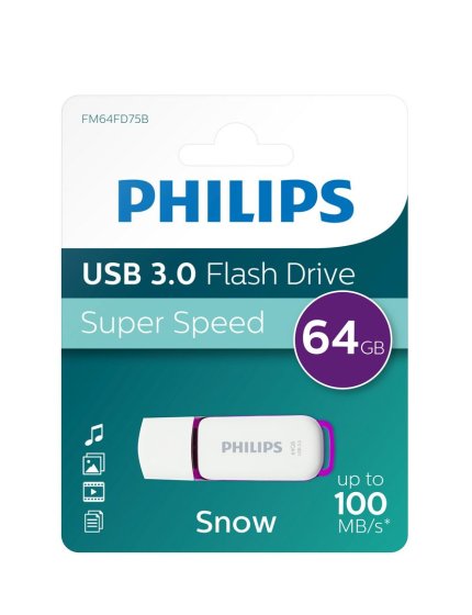 SJ04302 SJ04302 PHILIPS SNOW 3.0 USB FLADRIVE 64GB