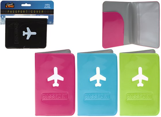 PASSPORT COVER NEON 4ASSTD