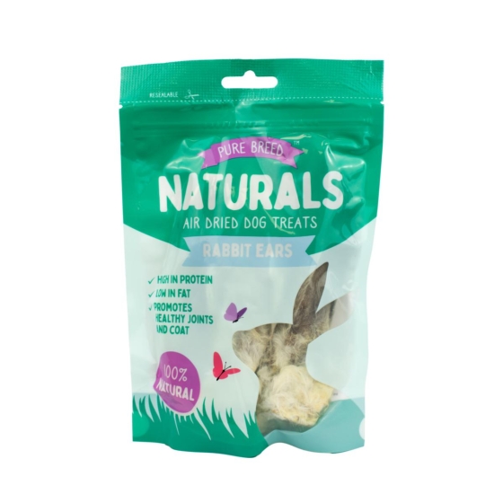 RABBIT EAR WITH HAIR 50G