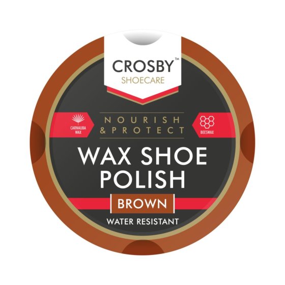 SHOE POLISH WAX BROWN 50ML