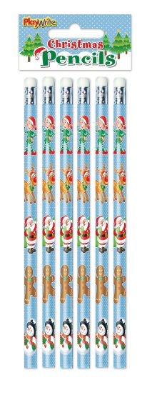 WIGIG CHRISTMAS 6PC PENCIL SET