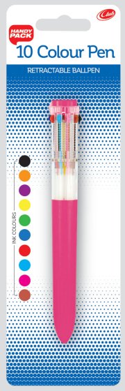 CH0905 SH06709 10 COLOUR PEN ASSORTED