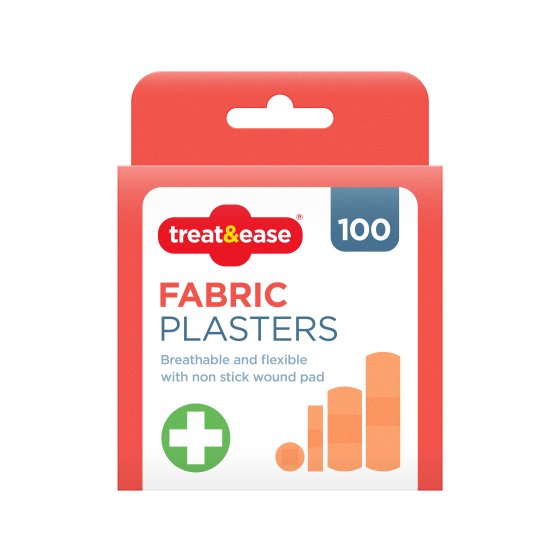 PLASTERS FABRIC 100PK