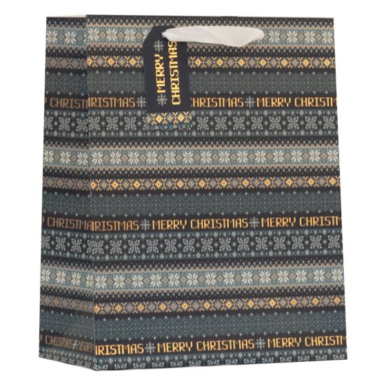 GIFT BAG FAIRISLE L