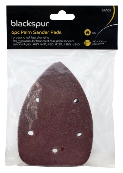 SANDING PADS PALM 6PC