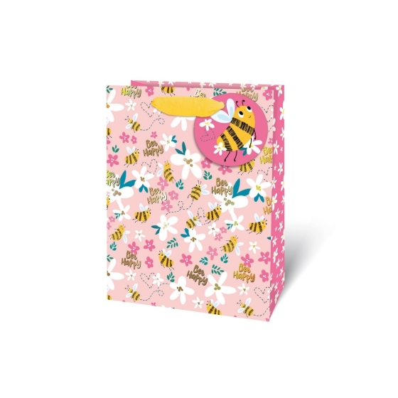 SJ15309 SJ15309 GIFT BAG BEES MEDIUM