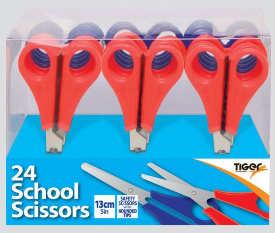 CH0813 SH05107 SCISSORS SCHOOL 13CM ASST