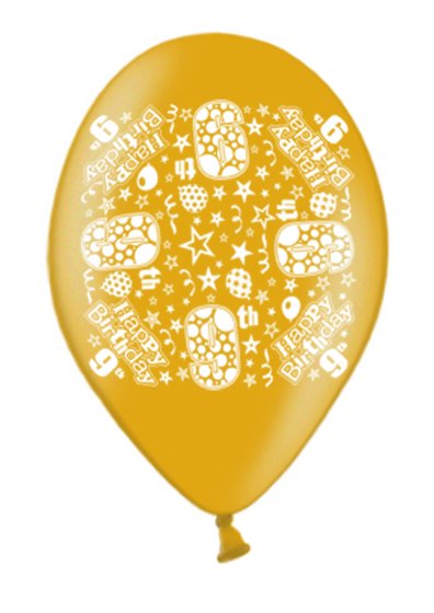 SH12428 BALLOON PRINTED AGE 9