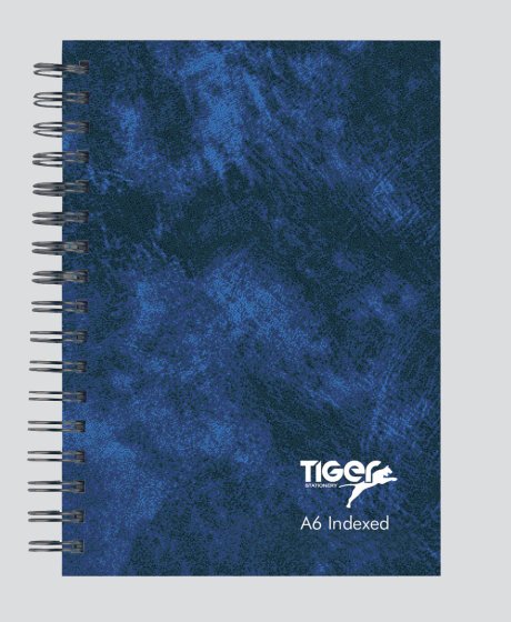 SH01609 A6 SPIRAL INDEX BOOK