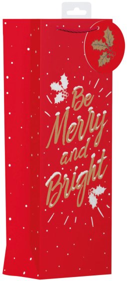 WIGIG BOTTLE BAG TRADITIONAL TEXT