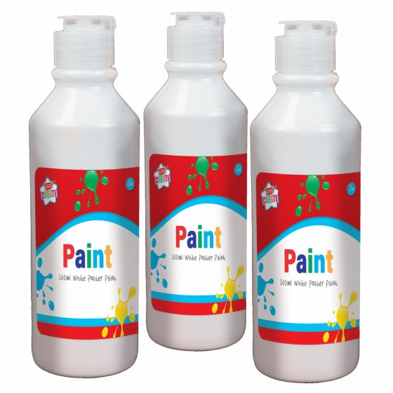 SH08708 PAINT 300ML KIDS CREATE WHITE