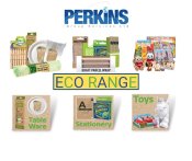 Perkins' Eco Range: TableWare - Stationery - Toys Perkins' Eco Range: TableWare - Stationery - Toys