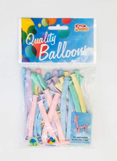 NEW FOR 2024 SG11121 BALLOONS MODELLING MACAROON 20