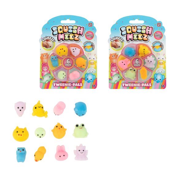 SQUISH MEEZ TWEENIE PALS 6 PK