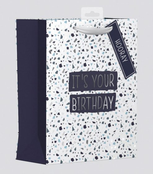 BOTTLE BAG TERAZZO TEXT