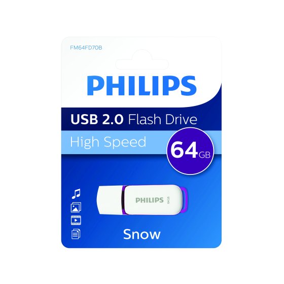 SH04502 PHILIPS 2.0 USB FLASH DRIVE 64