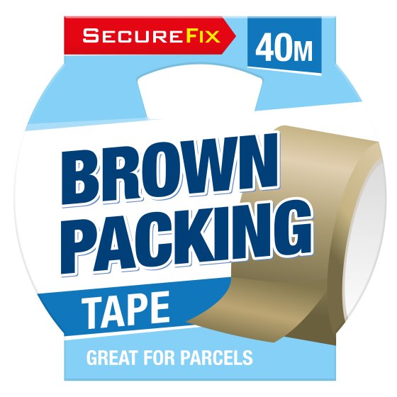 TAPE BROWN PACKING 40M
