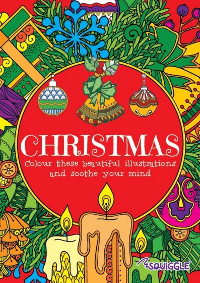 CJ1306 COLOURING BOOK CHRISTMAS ADVAN
