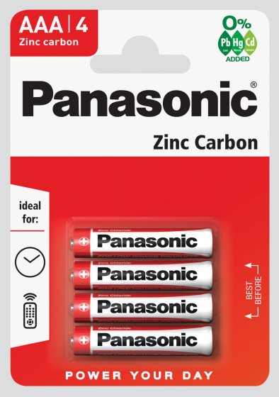 SH11409 BATTERIES PANASONIC AAA 4PK