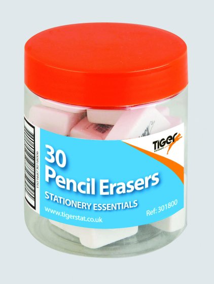 SH06506 TUB OF PENCIL ERASERS