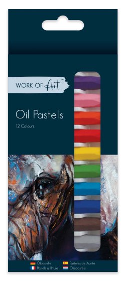 SH08608 OIL PASTELS 12 COLOURS