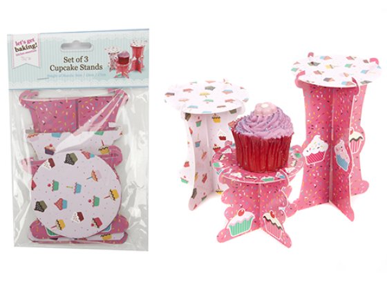 CUPCAKE STAND SET OF 3