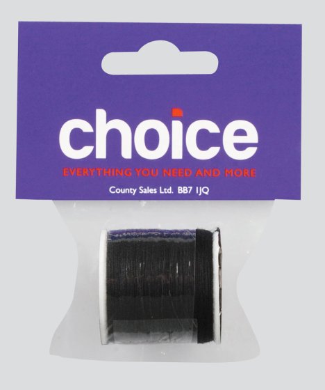 SH11006 CHOICE BLACK SEWING THREAD