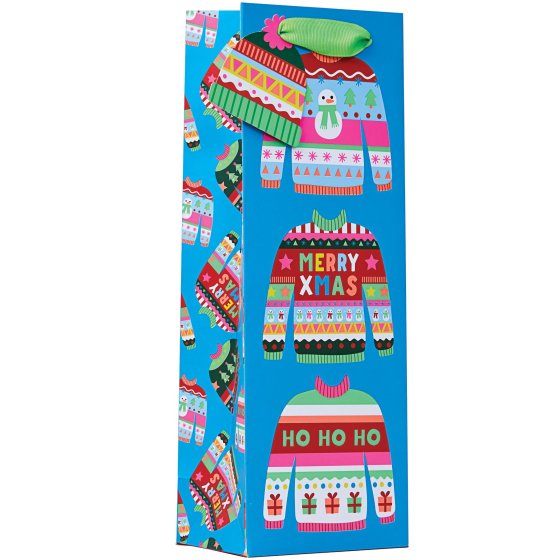 XH1909 BOTTLE BAG CHRISTMAS JUMPER