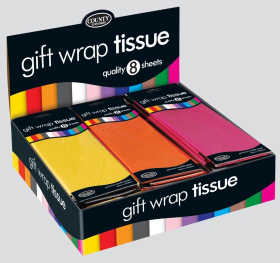 SH13319 DISPLAY TISSUE PAPER ASS COLS
