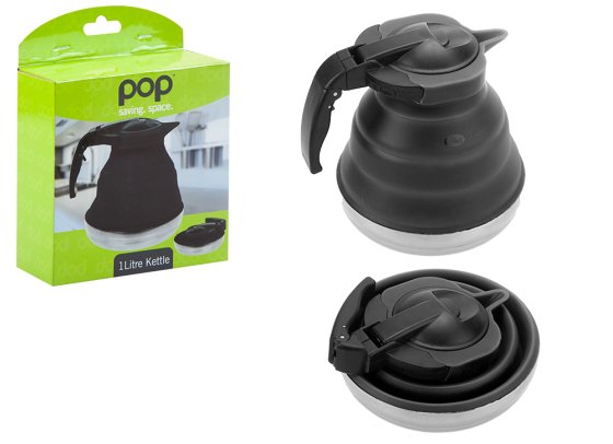 SUMMIT 1L POP UP KETTLE BLACK