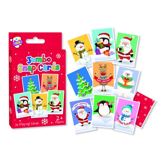 CARD GAME CHRISTMAS JUMBO SNAP