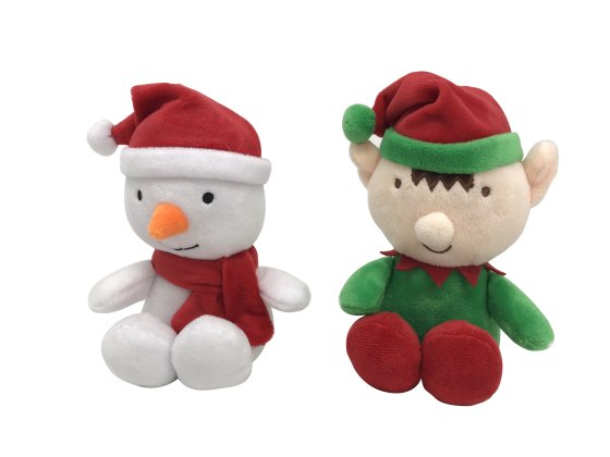 XH4904 PLUSH XMAS CUDDLIES 14CM