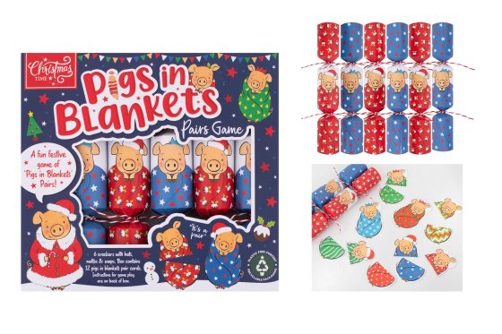 6 X 23CM PIGS IN BLANKETS CRACKERS