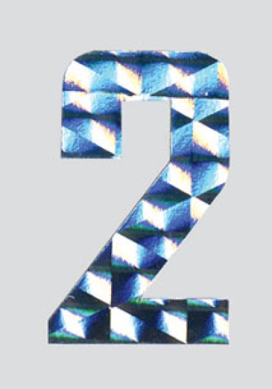 SH12230 HOLOGRAPHIC NUMERALS NO2