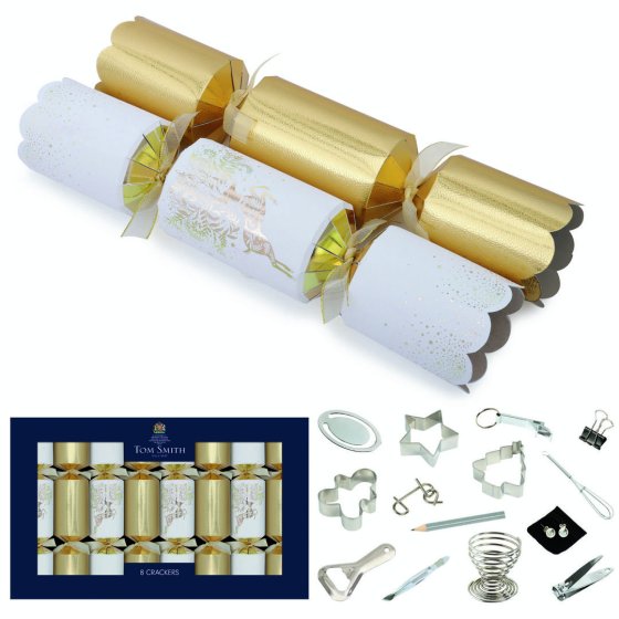 XH6207 CRACKER 8X14IN GOLD DELUXE FSC