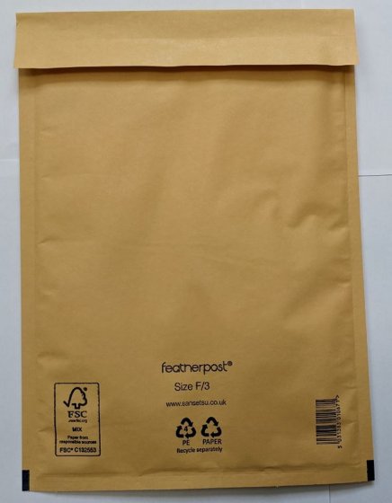 CJ0406 SJ00421 PADDED ENVS GOLD 100 SIZE F3