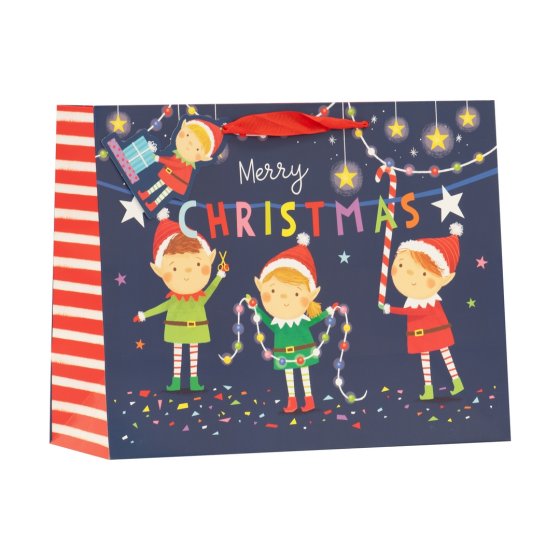 GIFT BAG ELVES M SHOPPER